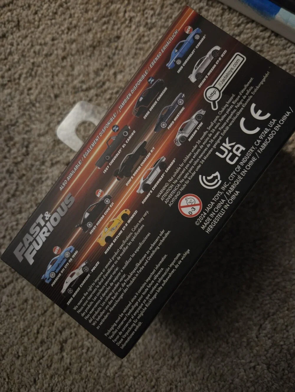 Fast N Furious Diecast Car